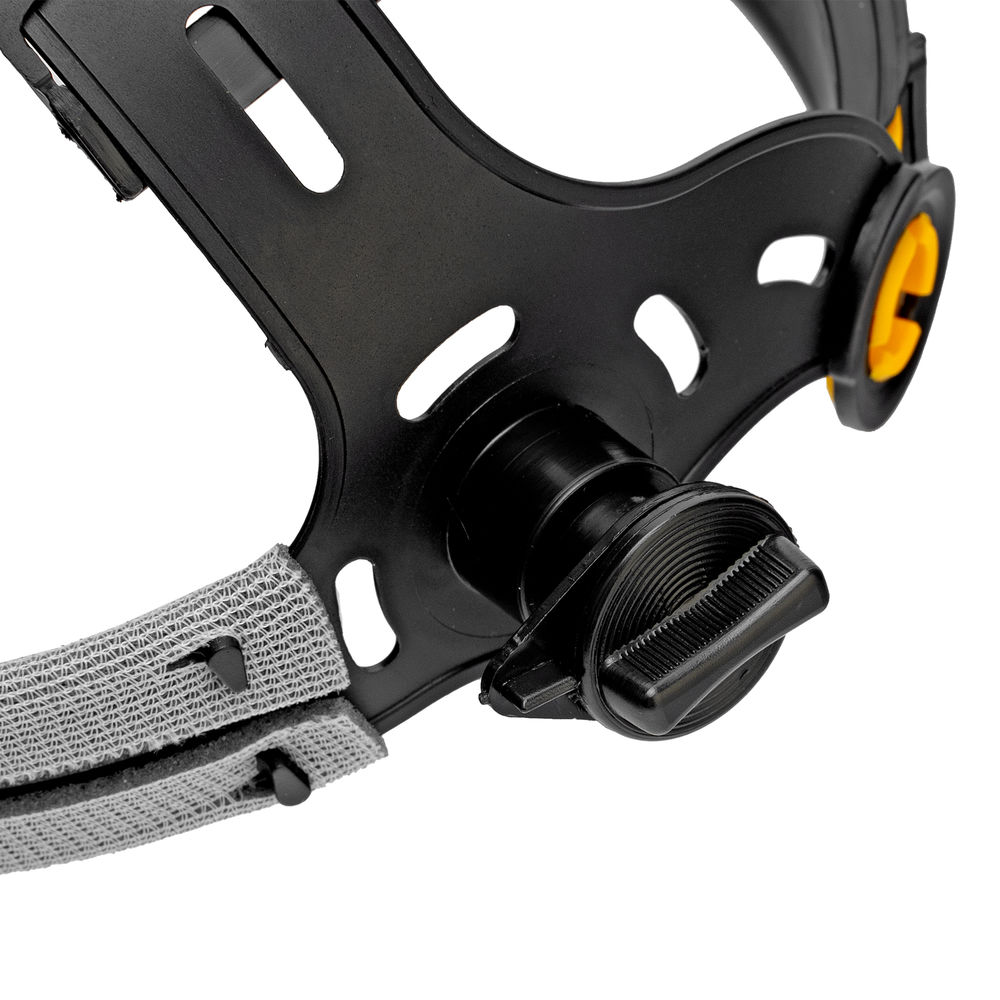 Щиток защитный лицевой с сеткой СВОНА НС-01 ЛЮКС, плавная регулировка храповик Denzel (89196)