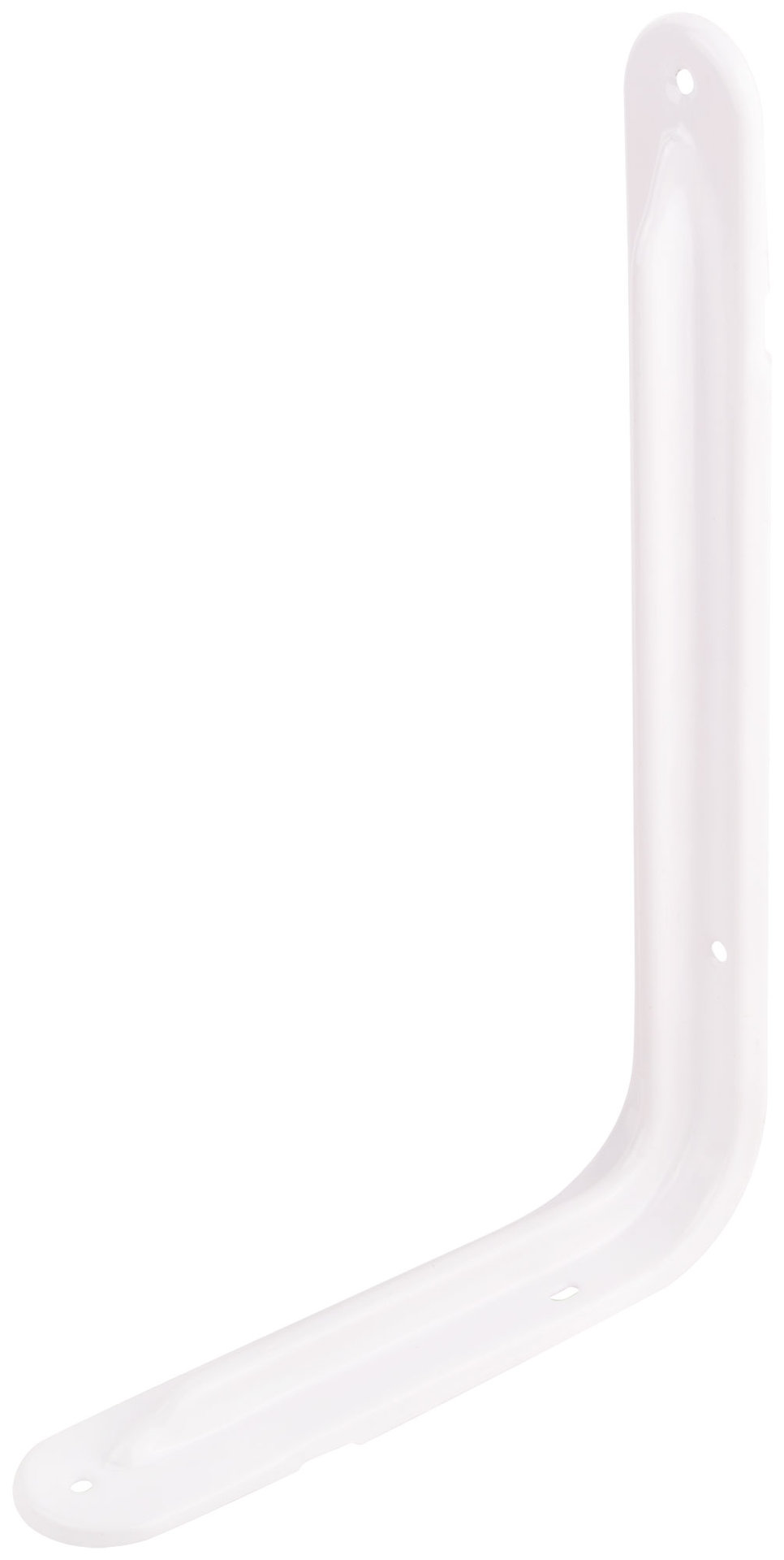 Уголок-кронштейн усиленный белый 230х350 мм (1,0 мм) (65976)