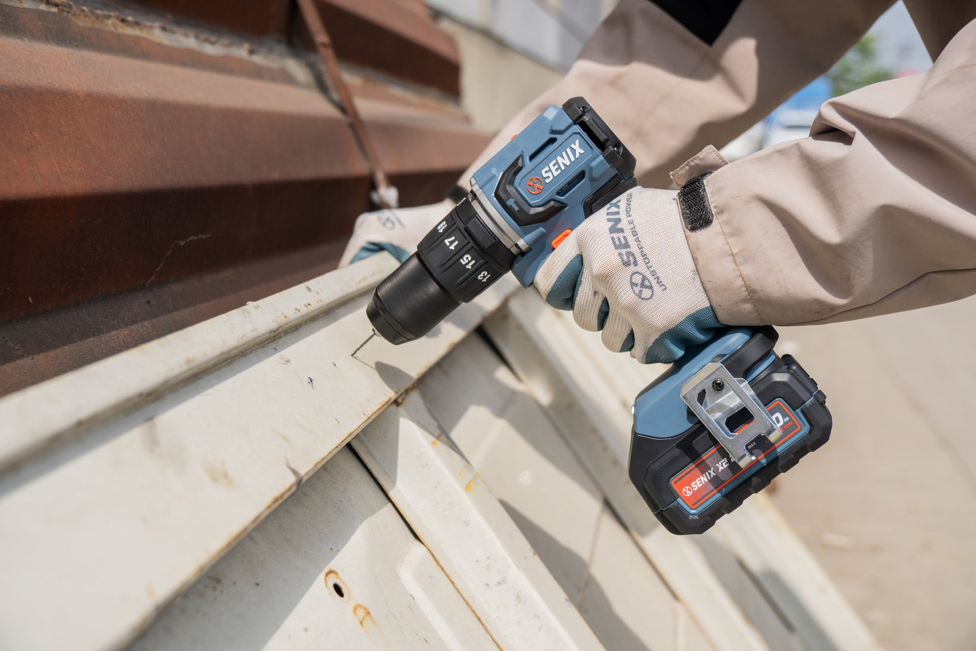 Ударная дрель-шуруповерт, 60 Нм, 1х4Ач, ЗУ, кейс X2 20В