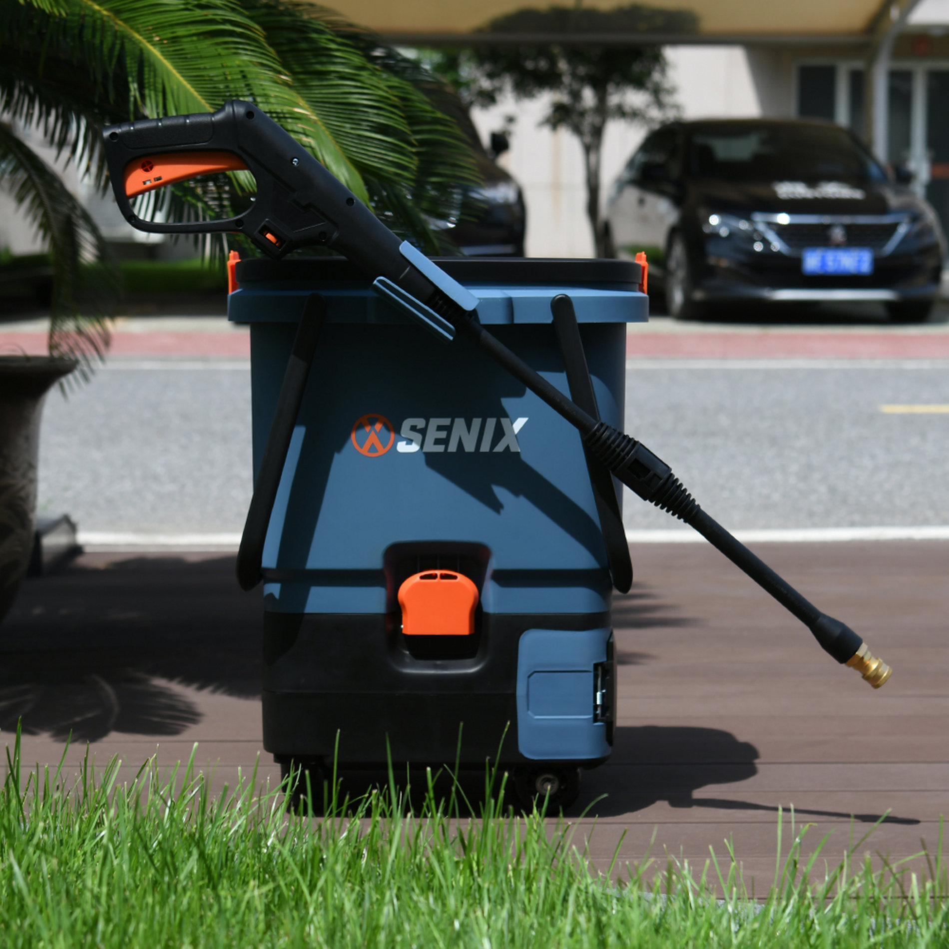 Мойка высокого давления 90 бар X2 2*20В