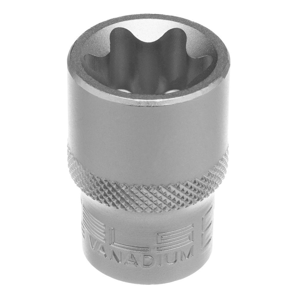 Головка торцевая 1/2, Е22, CrV Stels