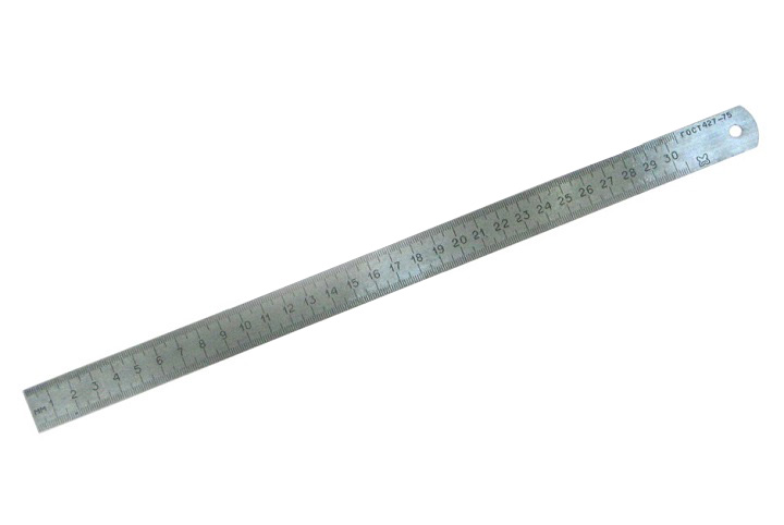 Линейка измерительная 300мм металлическая СТИЗ