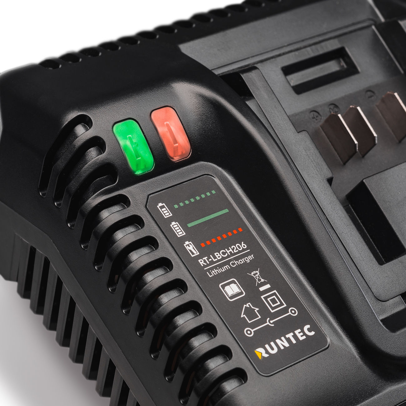 RUNTEC RT-LBCH206 Зарядное устройство RUNTEC PRO для 20В батарей, 6А (RT-LBCH206)