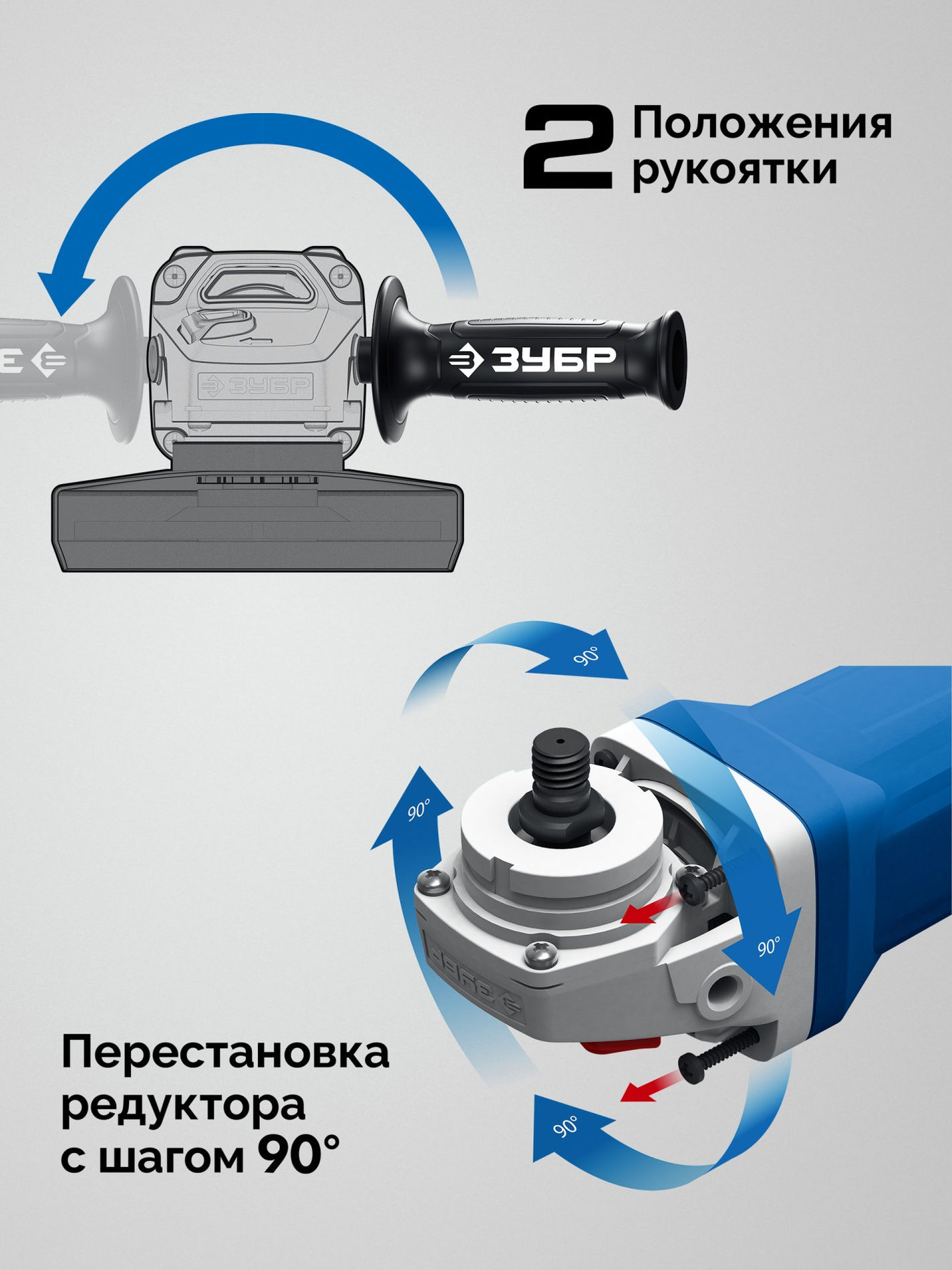 ЗУБР 20 В, d125 мм, 1 АКБ LMS (4 А·ч), бесщеточная УШМ, сумка, Профессионал (AB-125-1000-41)
