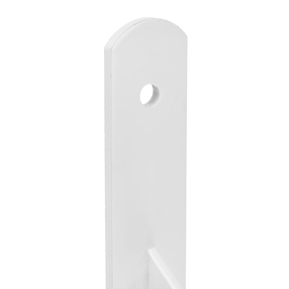 Кронштейн усиленный, 400 х 280 х 30 х 4 мм, белый Сибртех (94047)