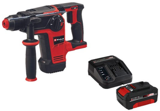 Перфоратор аккумуляторный Einhell PXC TP-HD 18/26 Li BL + ЗУ + 1 акк 4.0 Ач (4514265SET4)