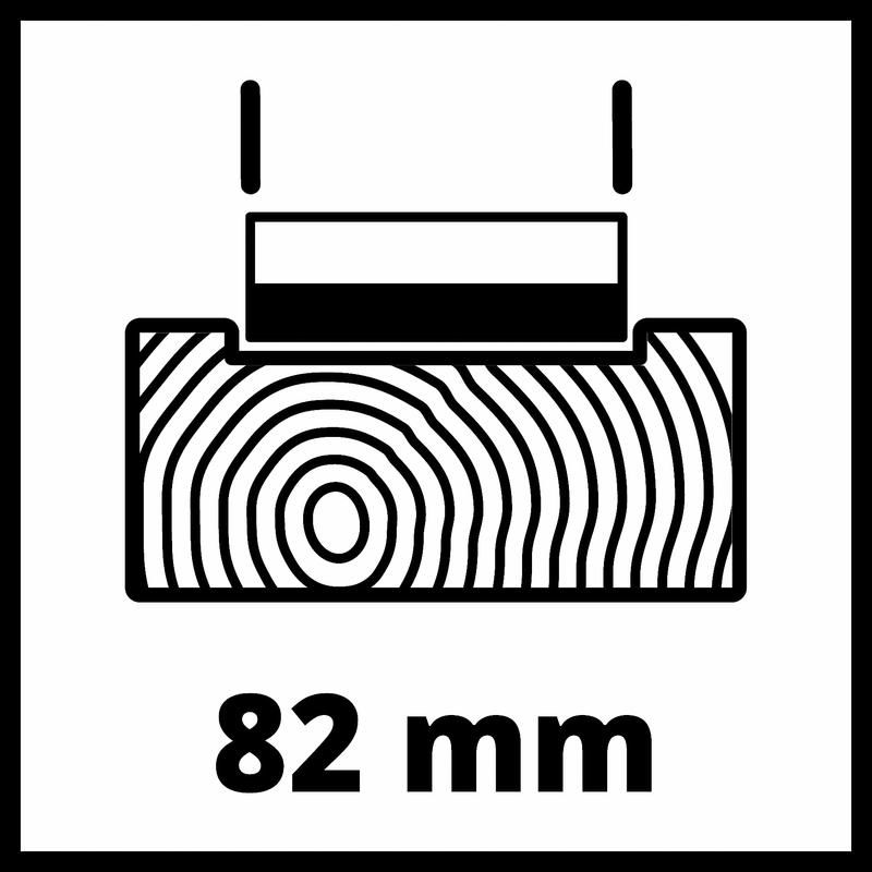Рубанок Einhell TE-PL 920, 920Вт,15000об/мин,82мм,3.5мм,двустор.выброс стружки,2 упора в компл. (4345325)