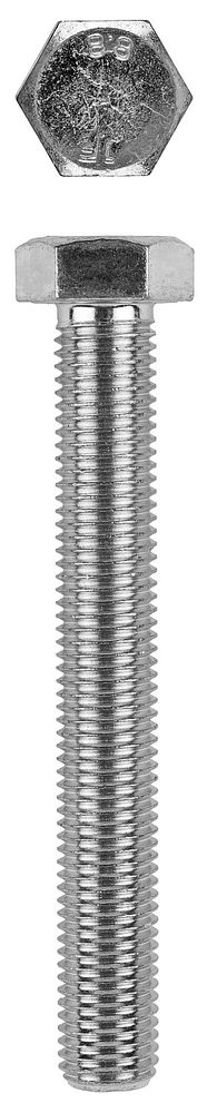 Болт 12х35 мм DIN 933, кл. пр. 8.8, цинк, 100 шт KRAFTOOL 303074-12-035