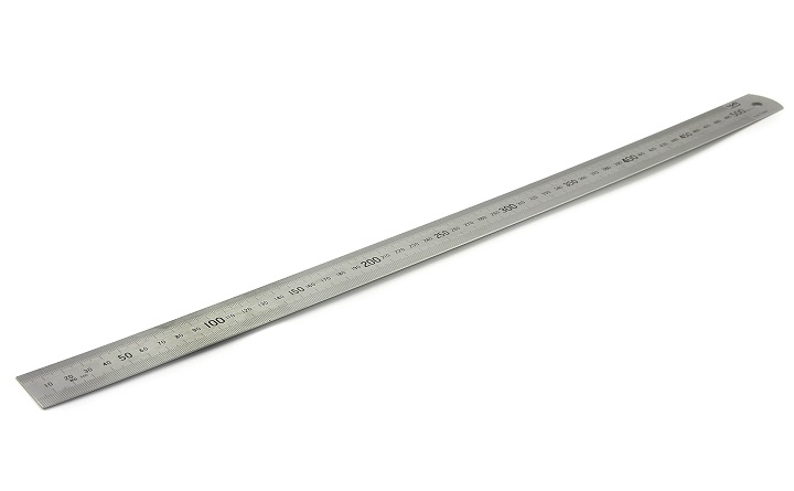 Линейка измерительная 300мм стальная ГОСТ ЧИЗ, св-во