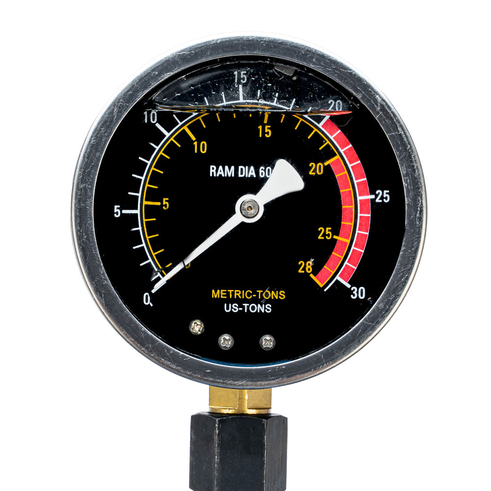 Пресс гидравлический с манометром, 20 т (комплект из 2 частей) Stels (52303)