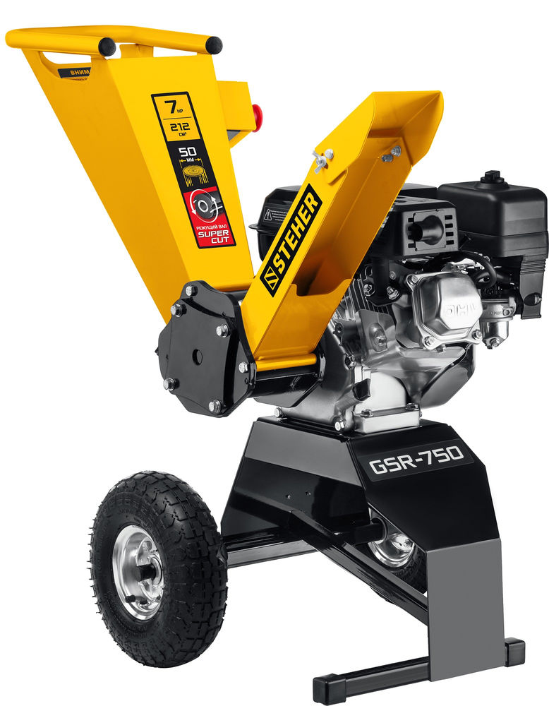 Измельчитель садовый бензиновый 50 мм STEHER GSR-750