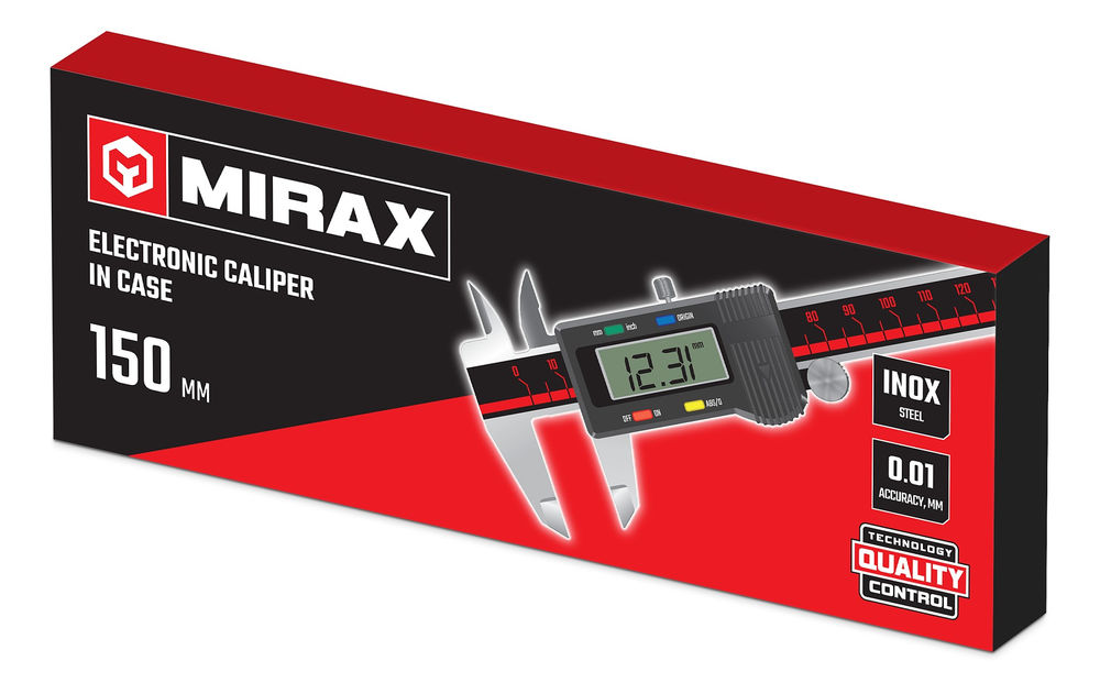 Электронный стальной штангенциркуль 150 мм MIRAX 34413-150