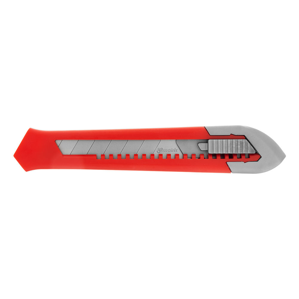 Нож, 18 мм, выдвижное лезвие, корпус ABS-пластик Matrix (78928)
