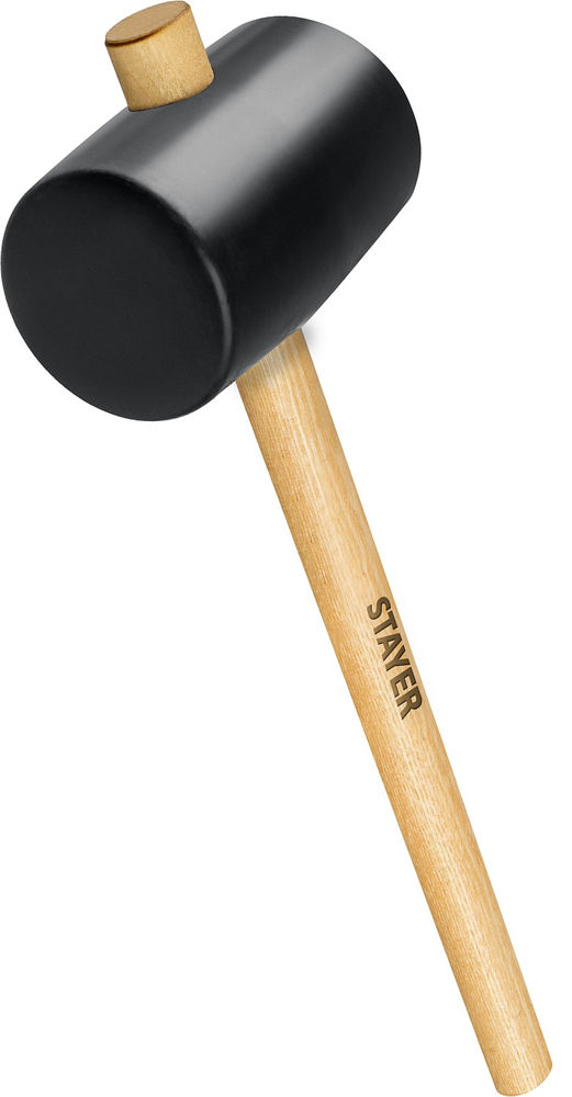 Киянка резиновая чёрная 900 г STAYER 20505-90