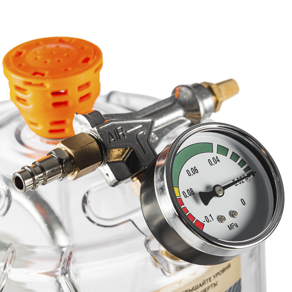 RUNTEC RT-SS0582 Установка для слива масла с колбой и щупами 80 л (RT-SS0582)