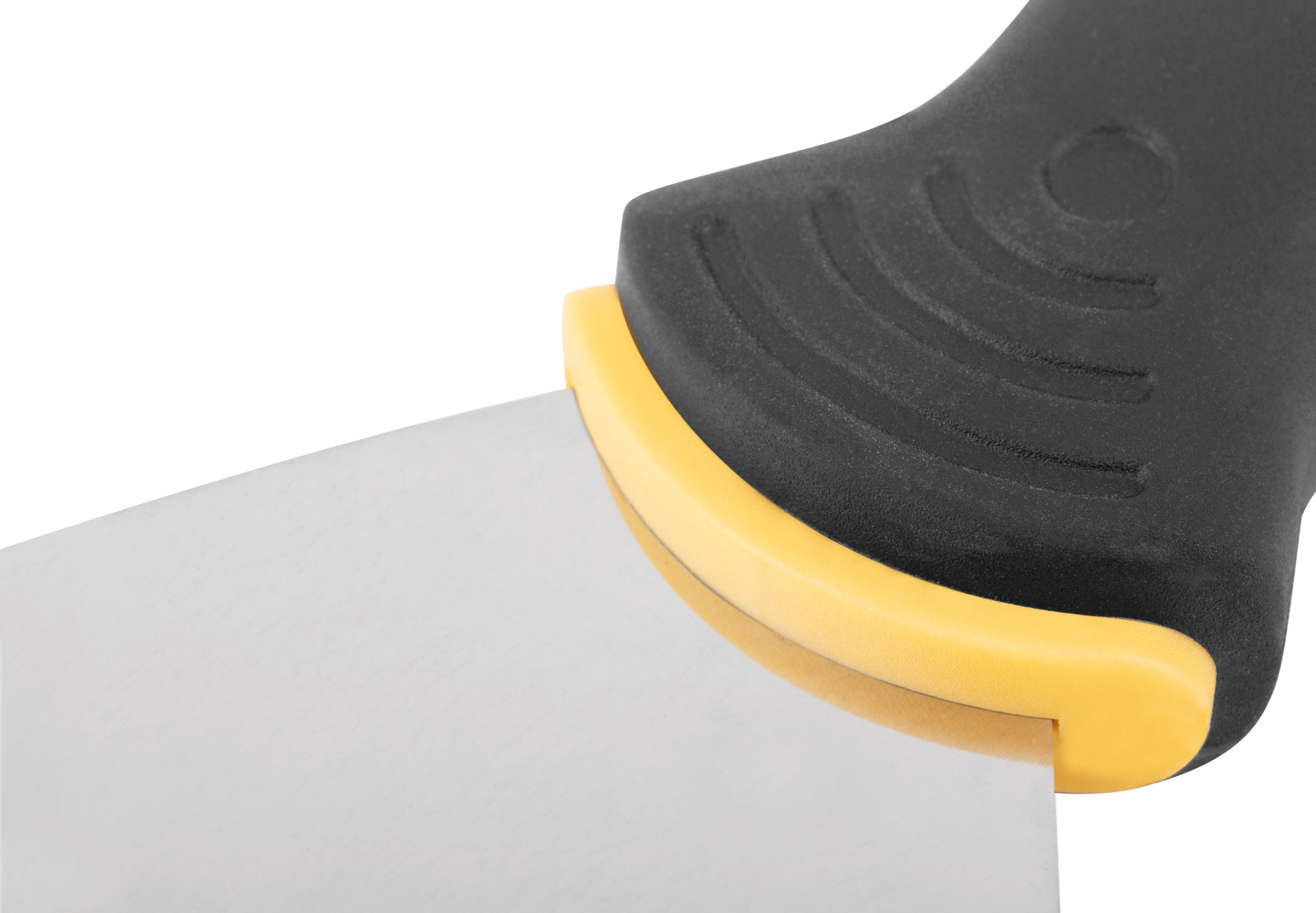 Шпатель, нерж.сталь, прорезиненная ручка 4 (100 мм) (06696)