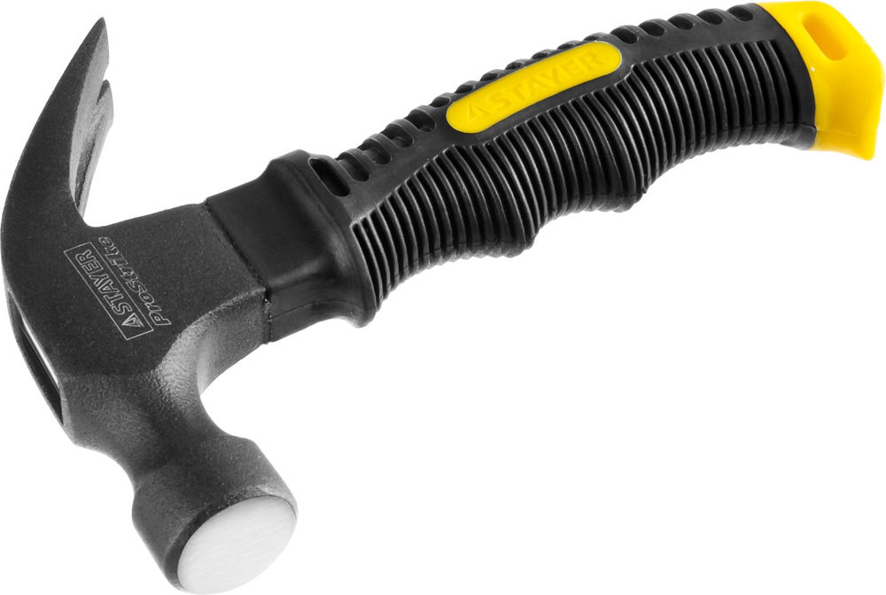 Молоток-гвоздодёр столярный укороченный 225 г Compact Professional STAYER 2026-225