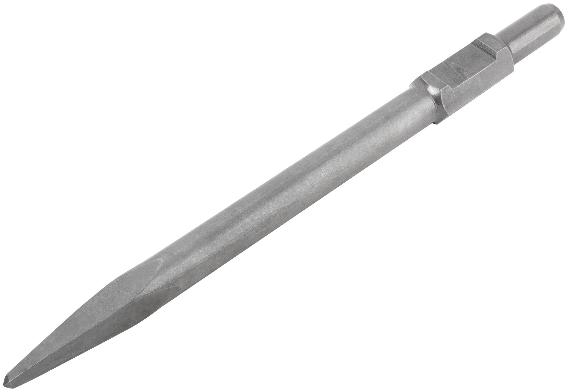 Зубило для молотка отбойного пикообразное НЕХ 30х410 мм (33406)