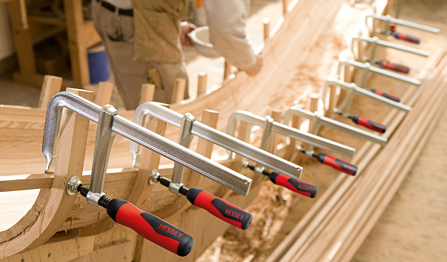 Струбцина цельнометаллическая 200/100, 6 кН, 2К ручка GZ20-2K BE-GZ20-2K