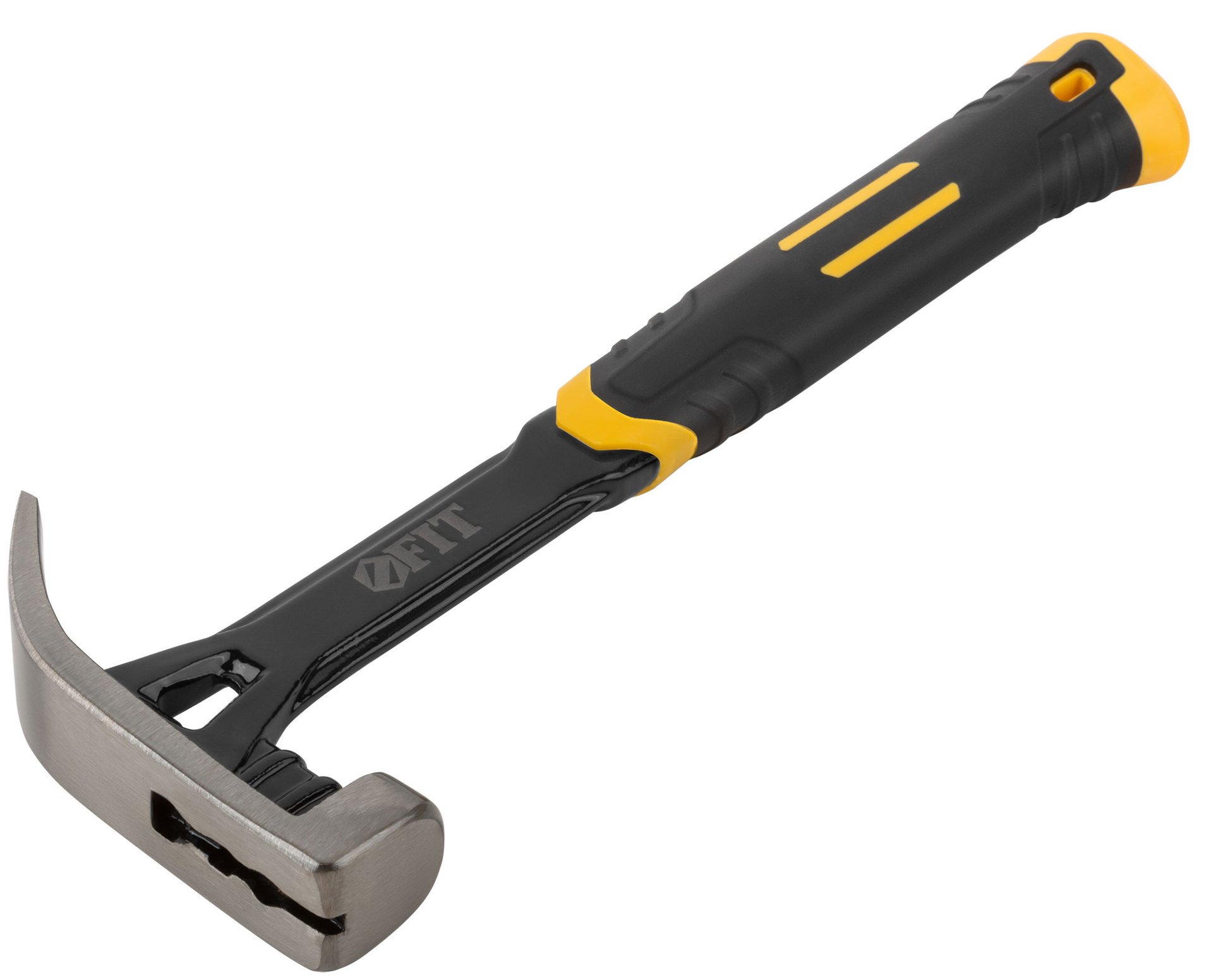 Молоток-гвоздодер, цельнометаллический Профи, 450 гр. (44796)