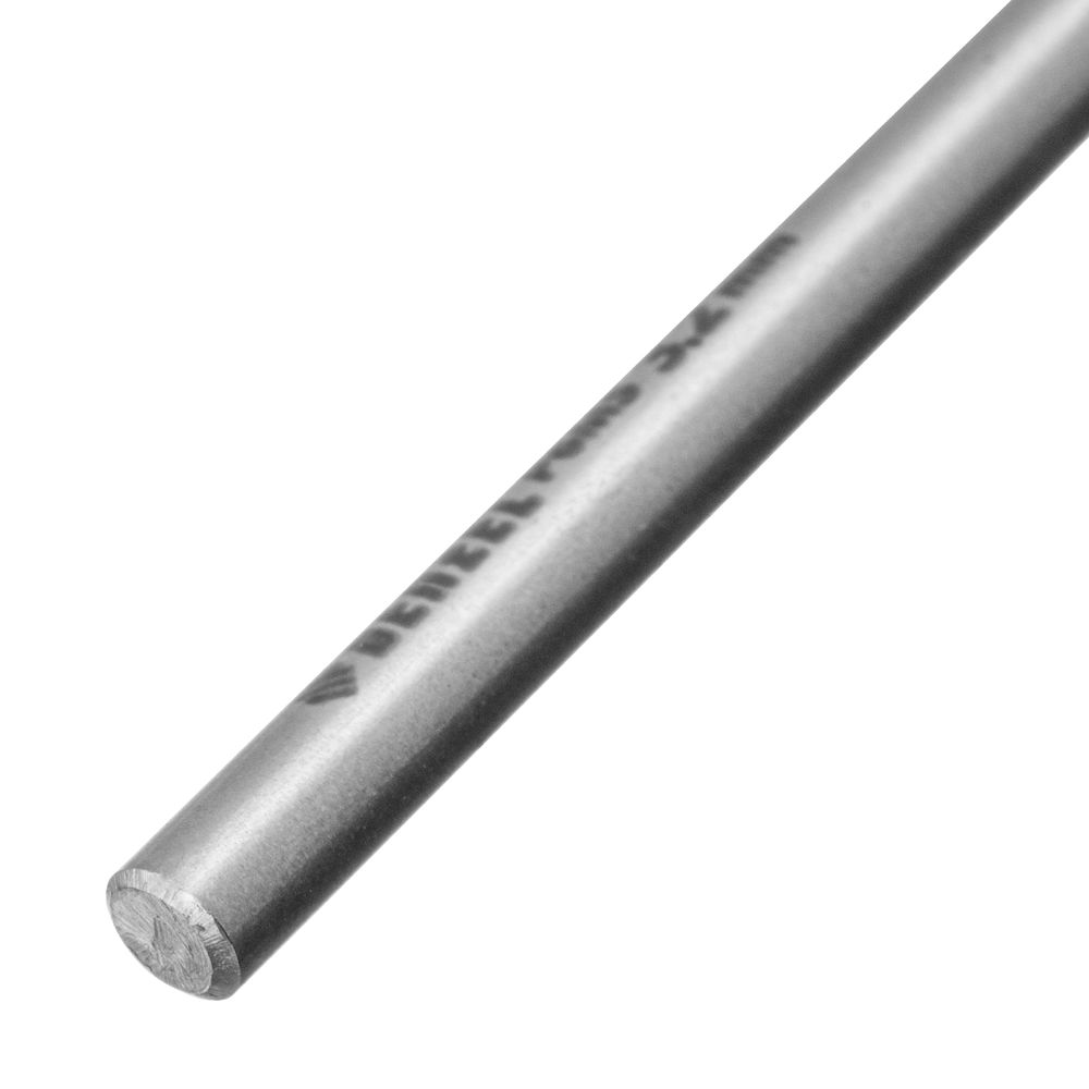 Сверло спиральное по металлу 3,2 x 65 мм, Р6М5, Golden Tip , 2шт. Denzel (718226)