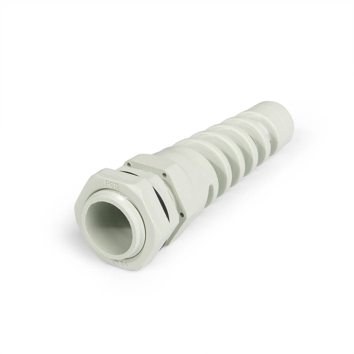 Ввод кабельный пластиковый PG-R 16 (10-14 мм) (Fortisflex) (88651)