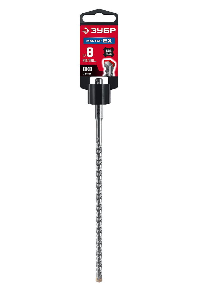 Бур SDS-plus Мастер-2Х 8 x 260 мм ЗУБР 29315-260-08_z01