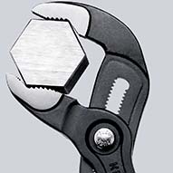Клещи переставные 250 мм, зев 50 мм, хром, обливные ручки, SB COBRA KN-8703250SB
