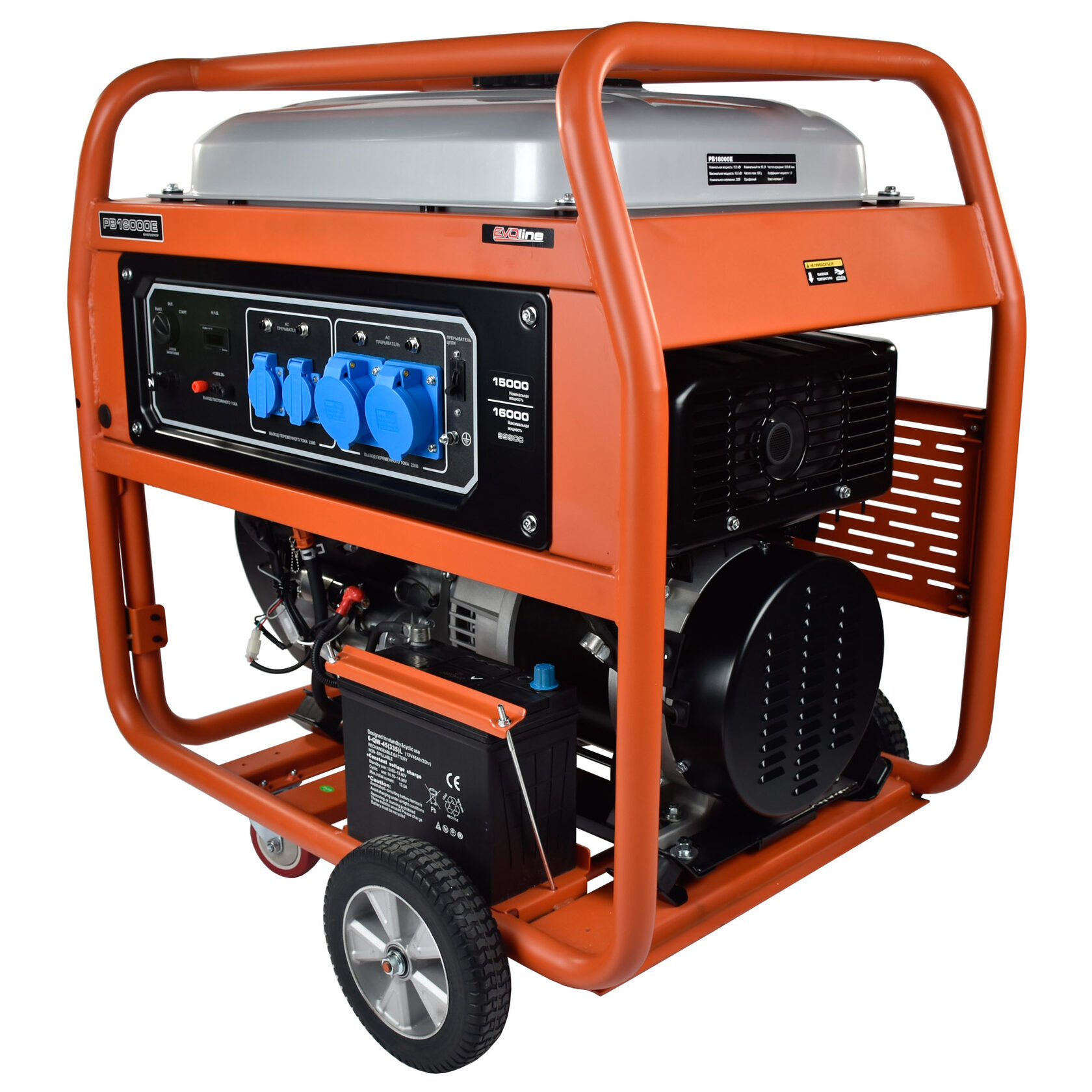 Генератор бензиновый EVOline PB 18000 E (произведено Zongshen)