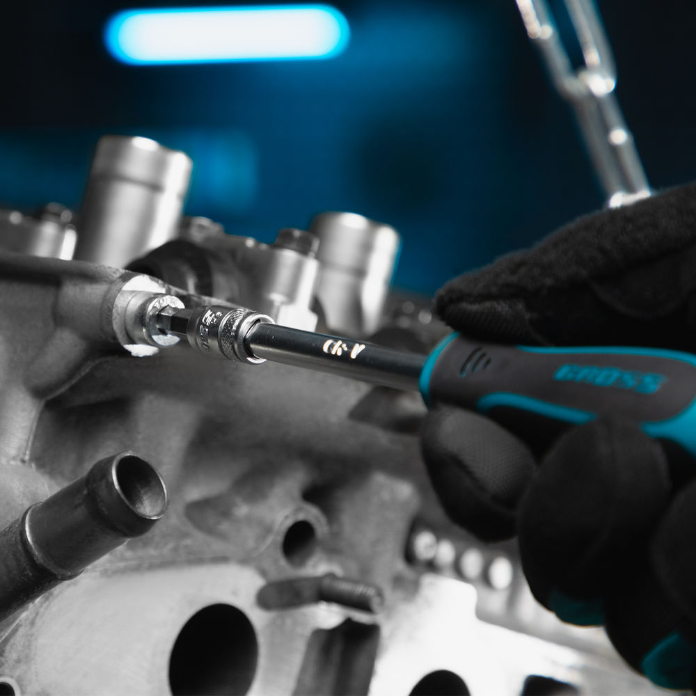 Набор инструментов, 1/4, CrV, 120 зубьев, 42 предмета Gross