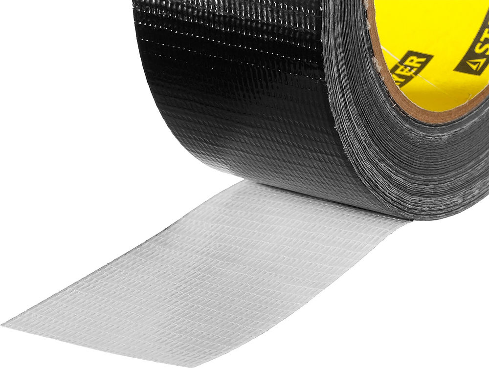 Лента армированная 48 мм, 45 м, черная STAYER Professional 12086-50-50