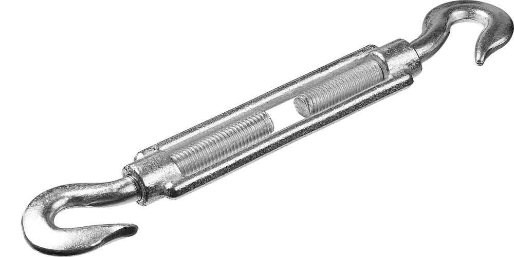 Талреп DIN 1480, М16, 2 шт, крюк-крюк STAYER 30525-16
