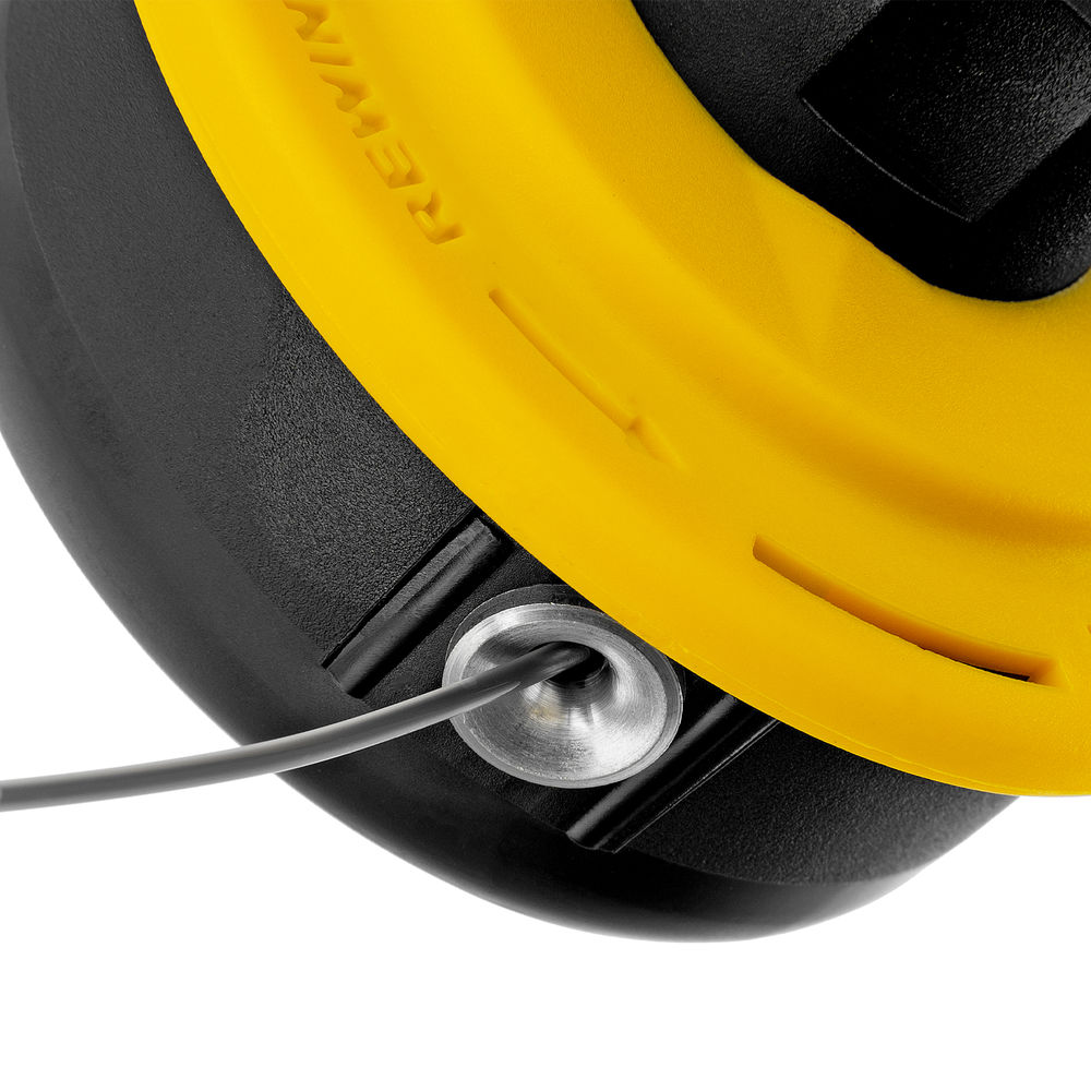 Катушка триммерная полуавтоматическая, легкая заправка лески, гайка M8x1.25, винт M8-M8 Denzel (96324)