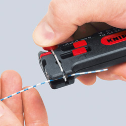 Мини-стриппер для тонких медных кабелей, O 0.12-0.4 мм AWG 36-26, SB (KN-1280040SB)