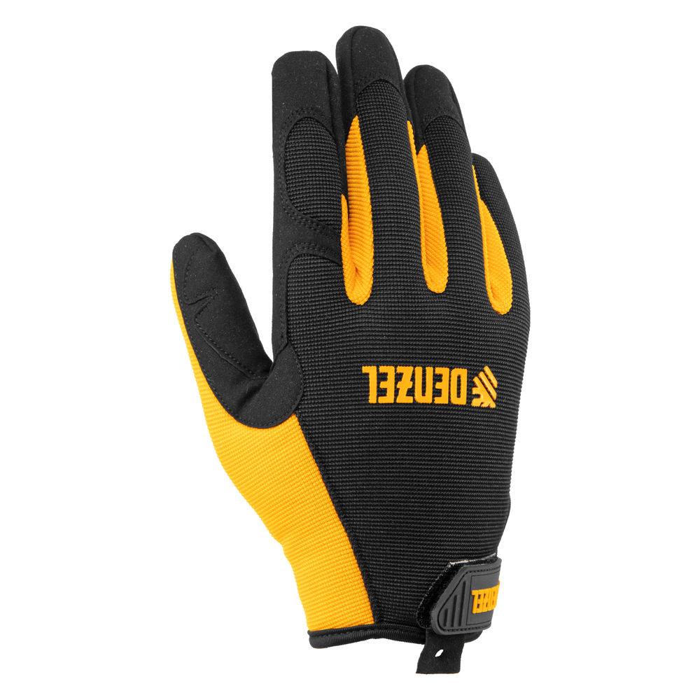 Перчатки универсальные на липучке, размер 9 Denzel (67993)