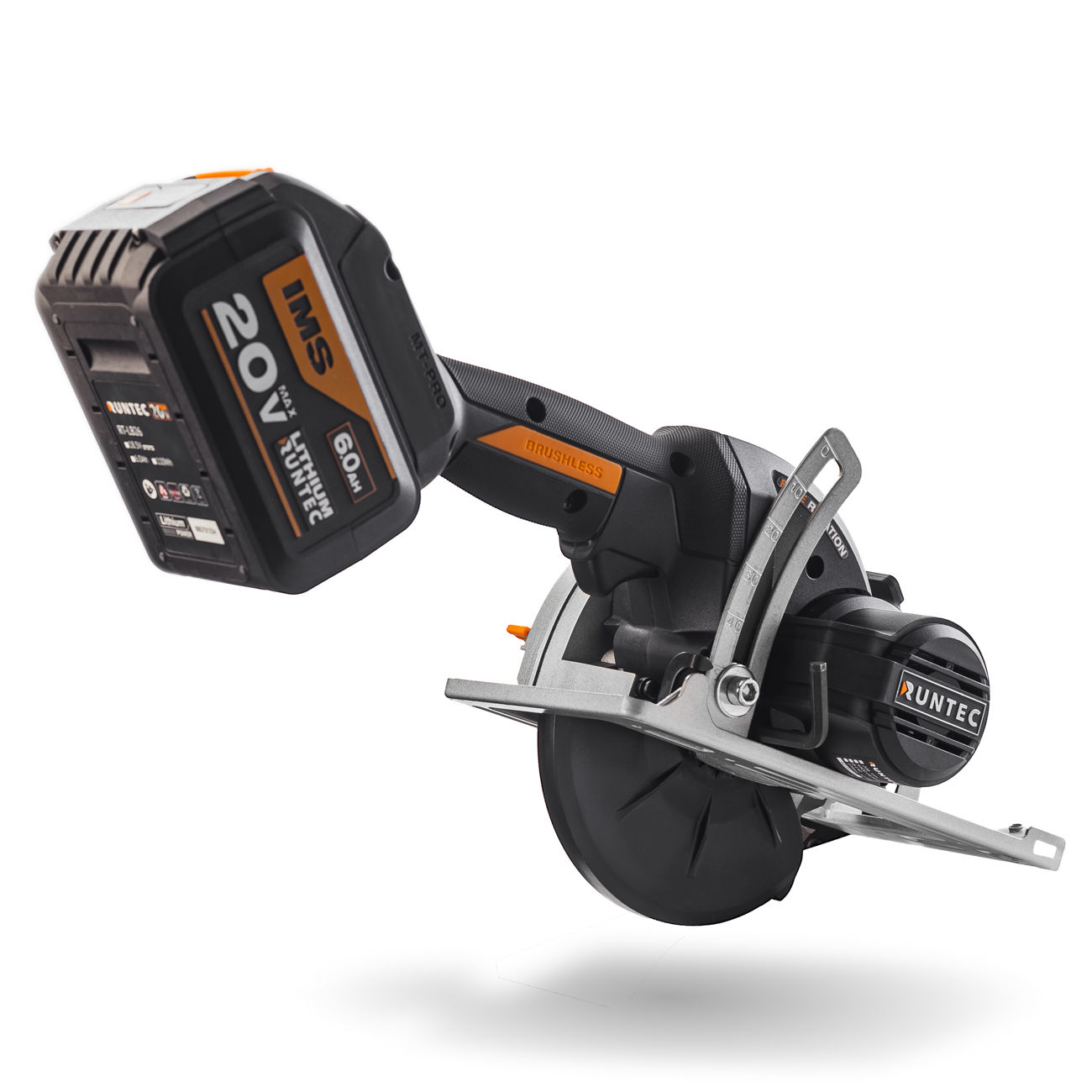 RUNTEC RT-CS1080 Пила циркулярная аккумуляторная RUNTEC PRO 140*20 мм, 20В, 1*6Ач (RT-CS1080)