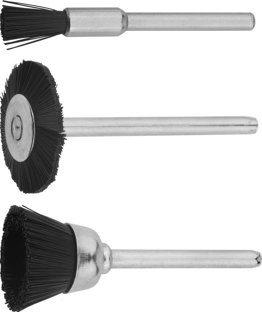 Набор щеток нейлоновых для гравёра 3 шт. STAYER 29914-H3