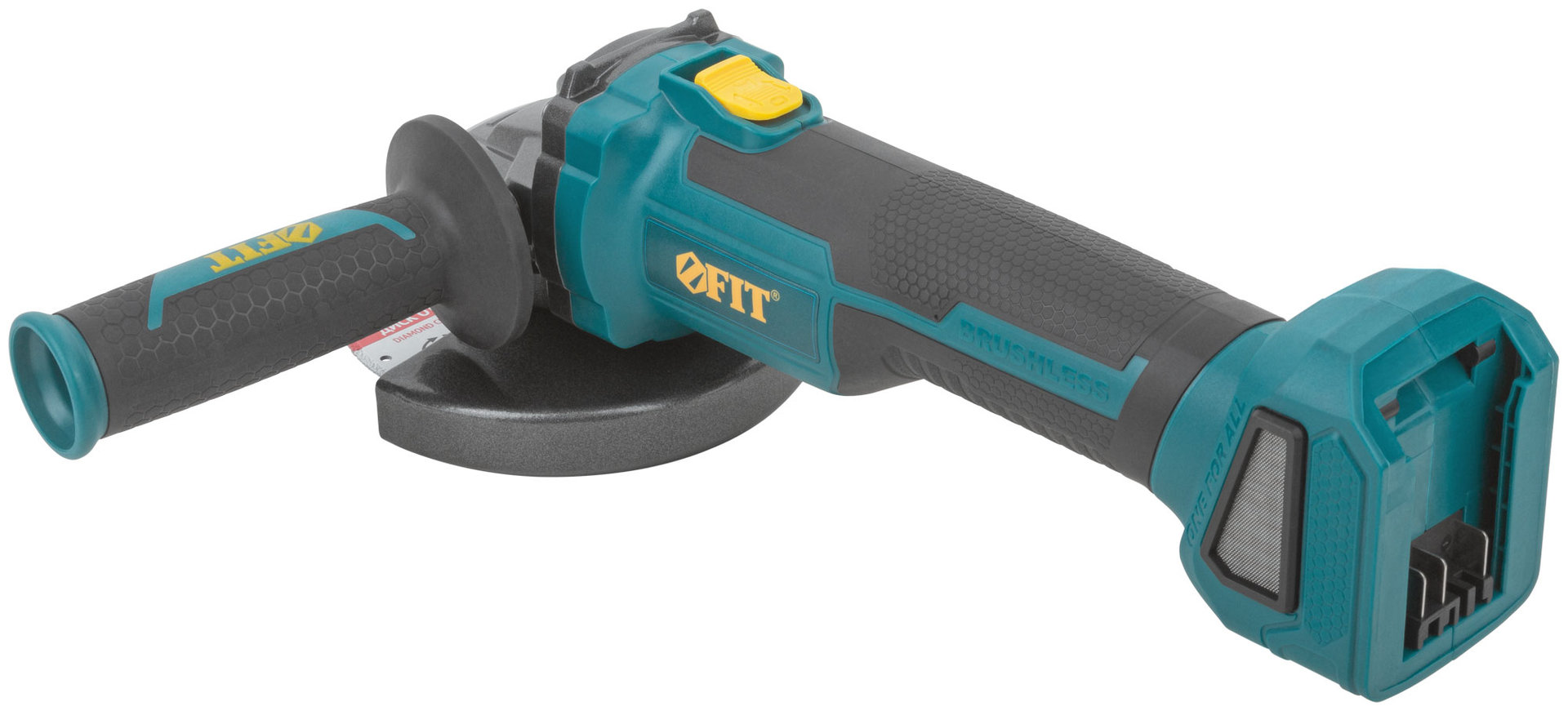 Шлифмашина угловая акк. 20 В; 3500/8500 об/мин; КлК 125 мм; 1,7 кг; 2 частоты вращения; бесщеточный, без АКБ; кор. (79914)