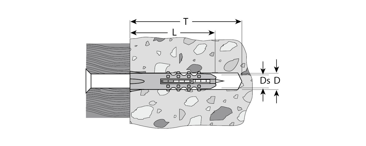 Дюбель распорный 10?100 мм 250 шт ЗУБР 4-301060-10-100