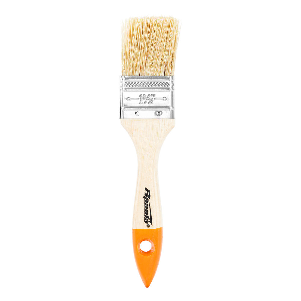 Кисть плоская Slimline 1.5 (38 мм) натуральная щетина, деревянная ручка Sparta (824255)