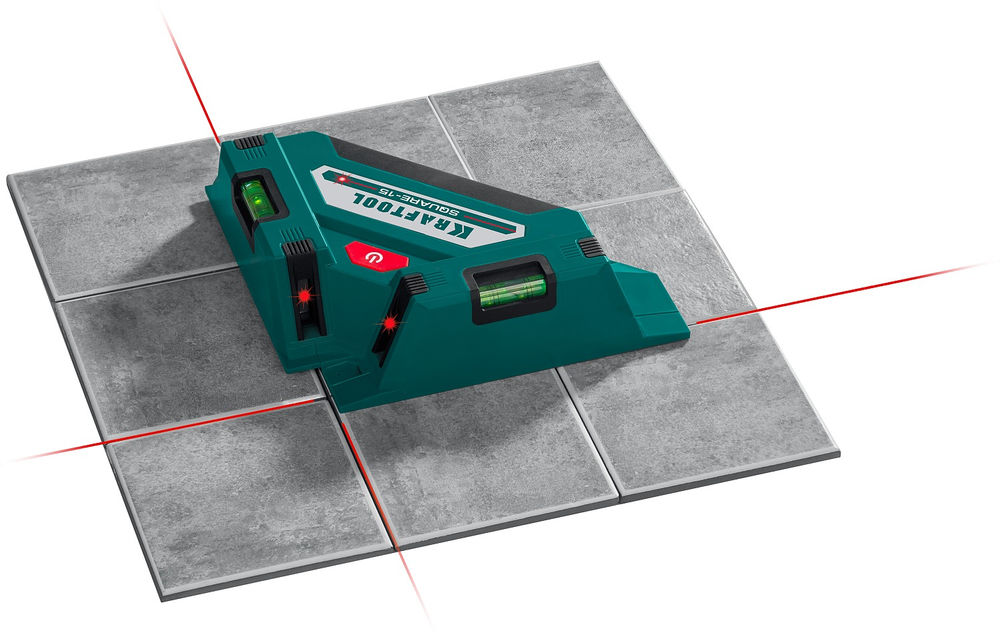 Лазерный угольник для кафеля Square-15 KRAFTOOL 34705