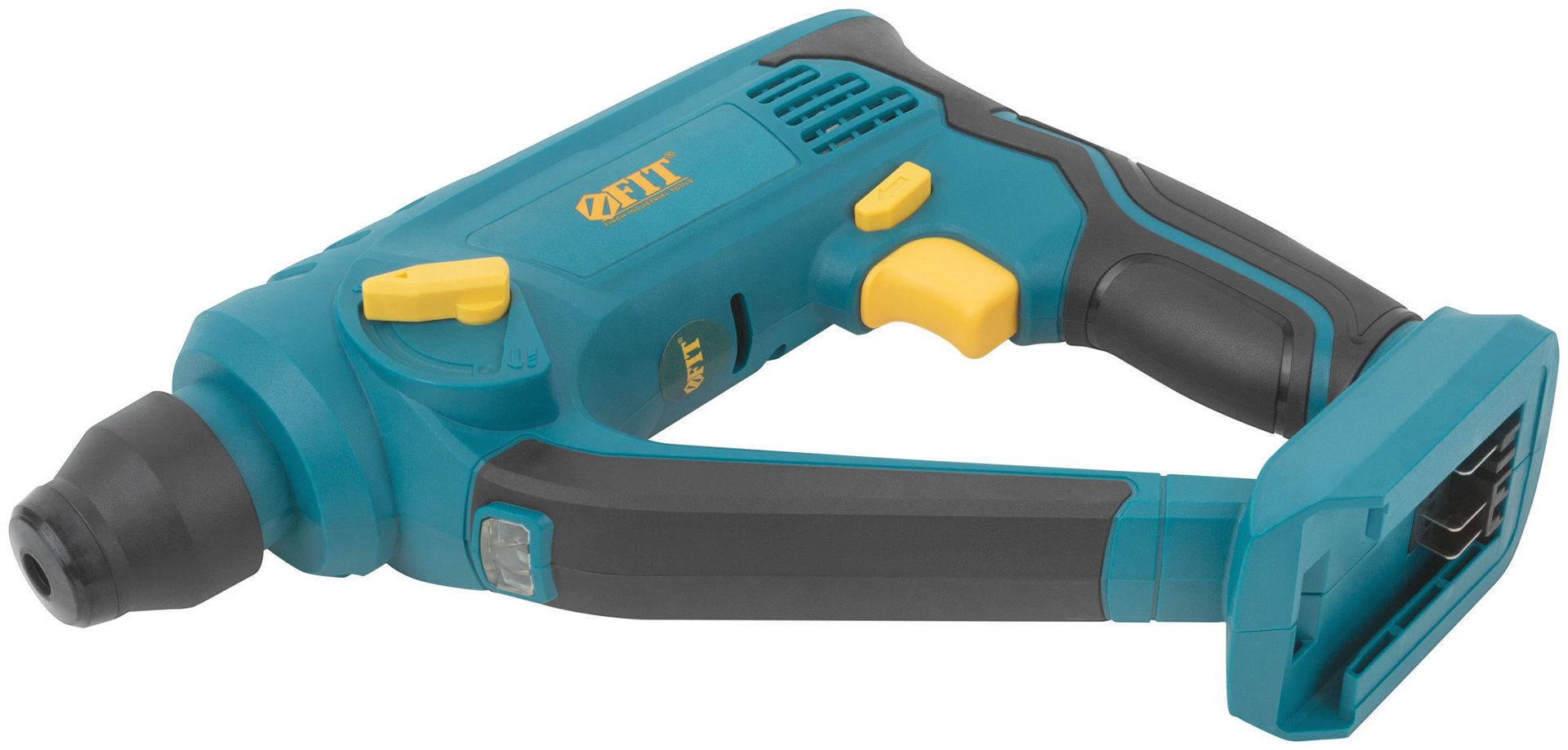 Перфоратор монтажный акк. 20 В; 0-900 об/мин; 0-5300 уд/мин; 1,5 Дж; 2 реж.; SDS-PLUS; реверс; рез. накл., без АКБ; кор. (79908)