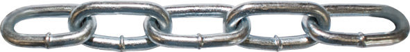 Цепь стальная короткозвенная (DIN 766) 3мм (1 м) ПРОМ (31439)