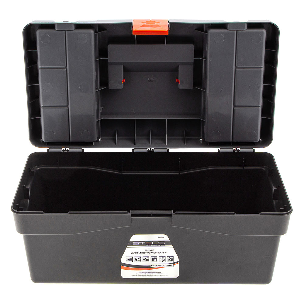 Ящик для инструмента 17, 420 х 220 х 180 мм, пластик Stels
