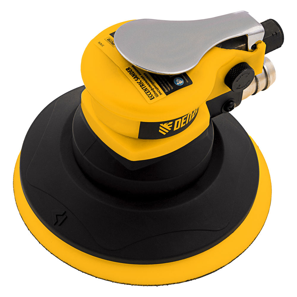 Эксцентриковая шлифовальная машина EPG150, 150 мм, 10000 об/мин, 5 мм, 160 л/мин Denzel (57476)