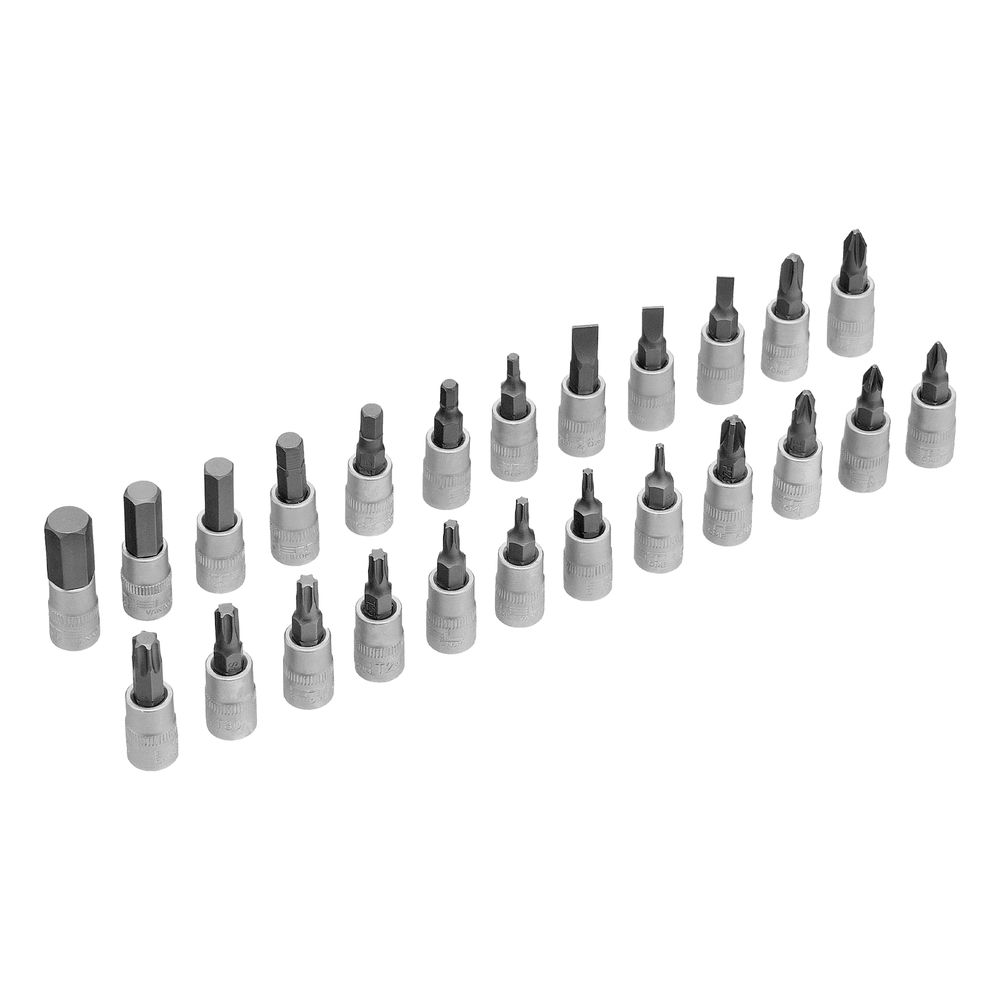 Набор инструментов, 1/4, CrV, пластиковый кейс 57 предметов Stels