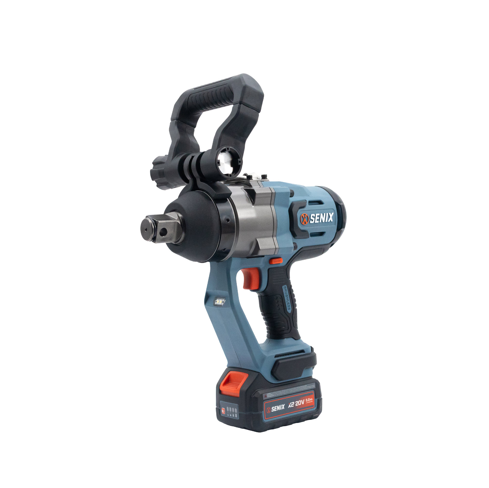 импульсный гайковерт 1, 2000 Нм, бесщ.двиг, без АКБ и ЗУ X2 20В