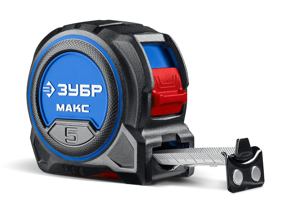 Рулетка со сверхшироким полотном ЗУБР МАКС 5м х 27мм 34060-05-27