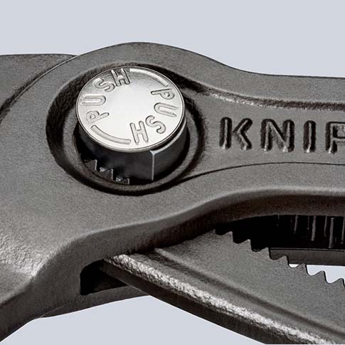 Клещи переставные 250 мм, зев 50 мм, фосфатированные, 2-комп ручки COBRA KN-8702250