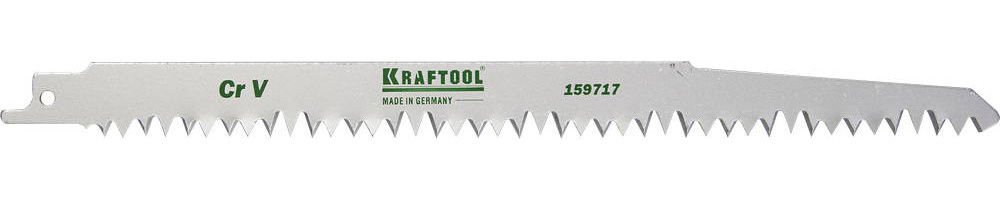 Полотно для сабельной пилы 240 мм по дереву, шаг 5-6.5 мм S1531L KRAFTOOL 159717